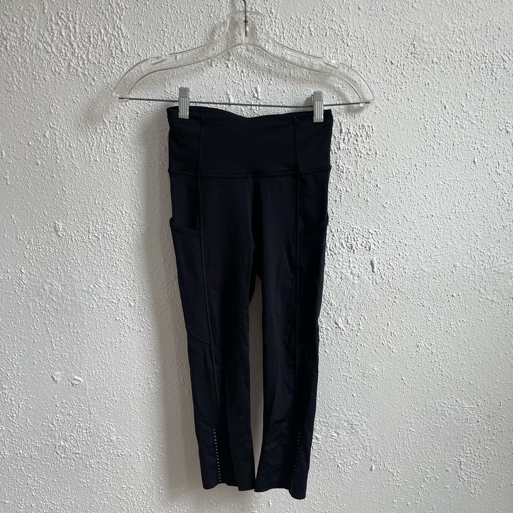 Fast & Free cropped 19” reflective legging